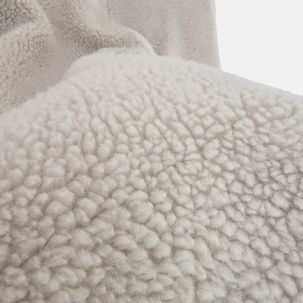 Elizabeth and James Faux Sherpa Coat Off-Set Zipper Cream Fleece Jacket … - Picture 11 of 17